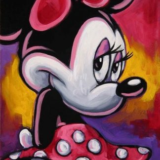 Minnie egér pöttyös szoknyában