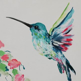 színes kolibri madár