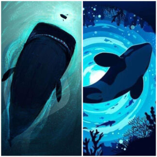 orca és bálna